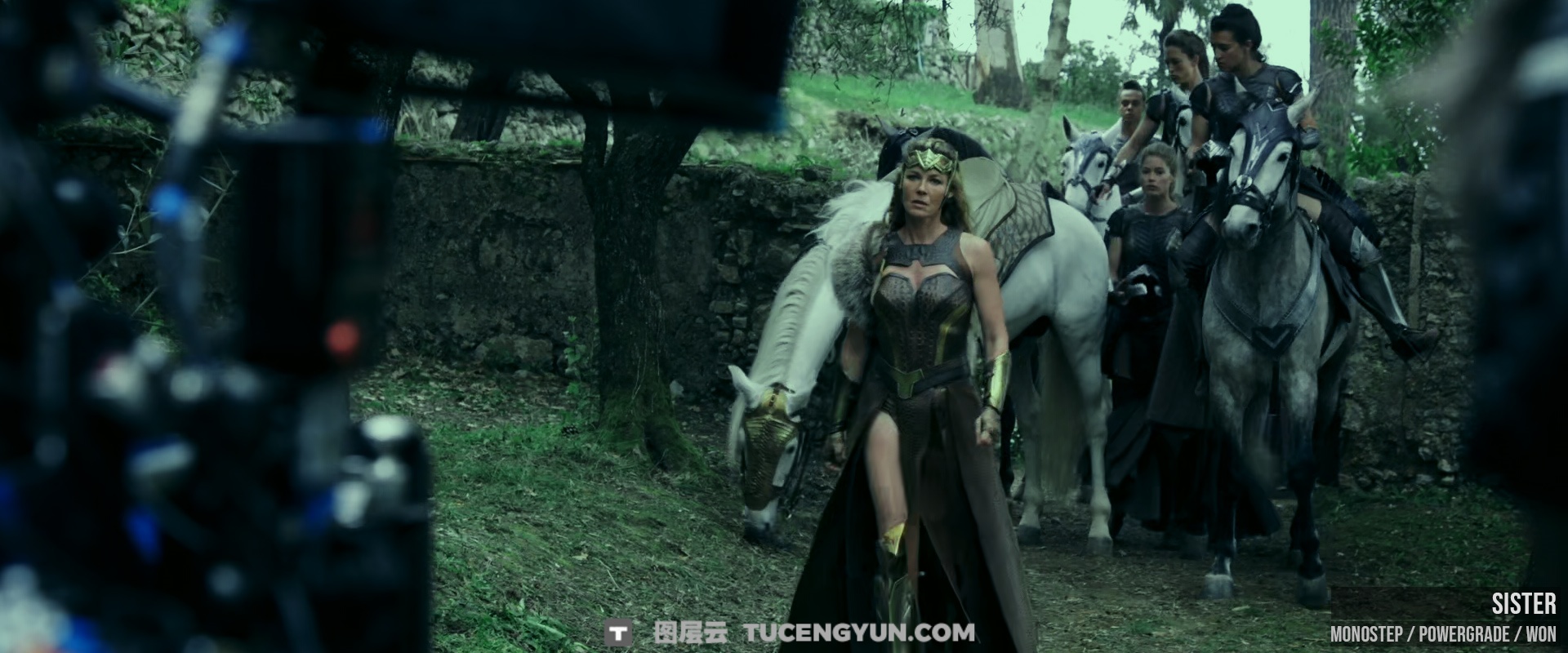 MonoNodes《神奇女侠》电影色调模拟逆向还原达芬奇调色节点 Mononodes Wonder Woman reverse engineered PowerGrades（13127）图层云