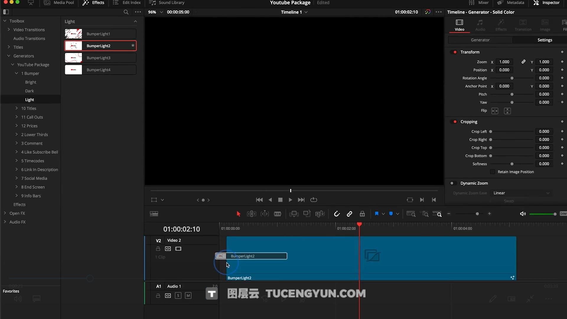 达芬奇预设：323个创意级YouTube自媒体频道图形字幕标题转场动画栏目包装（13144）图层云