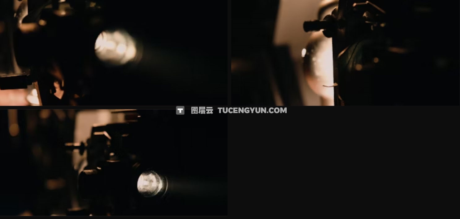Artlist 31个复古老式放映机播放运行转动短片剪辑磁带转场过渡视频素材（13161）图层云