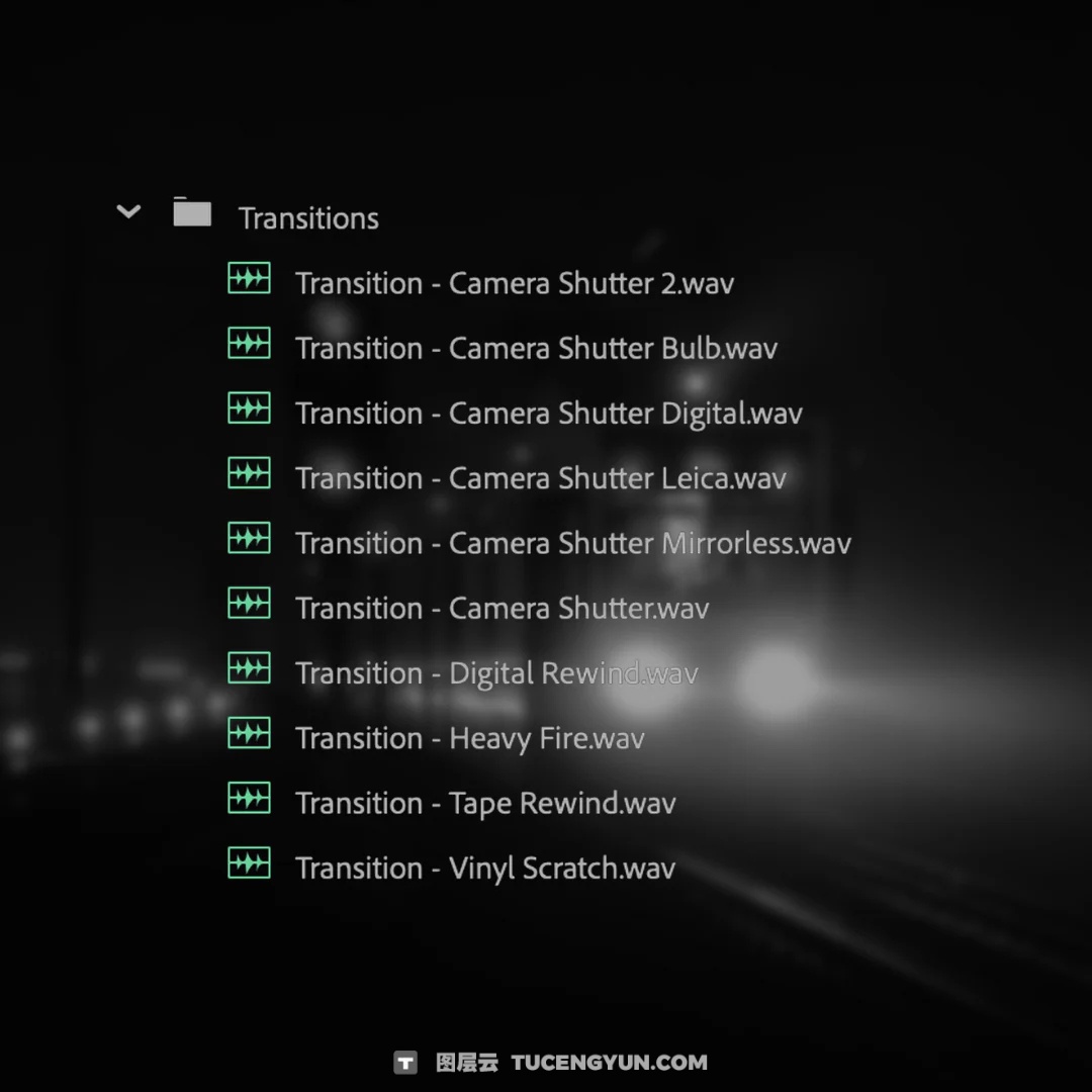 115个热门婚礼短片剪辑拟音、环境、氛围、转场音效素材 RunawayVows – Wedding SFX Pack（13180）图层云