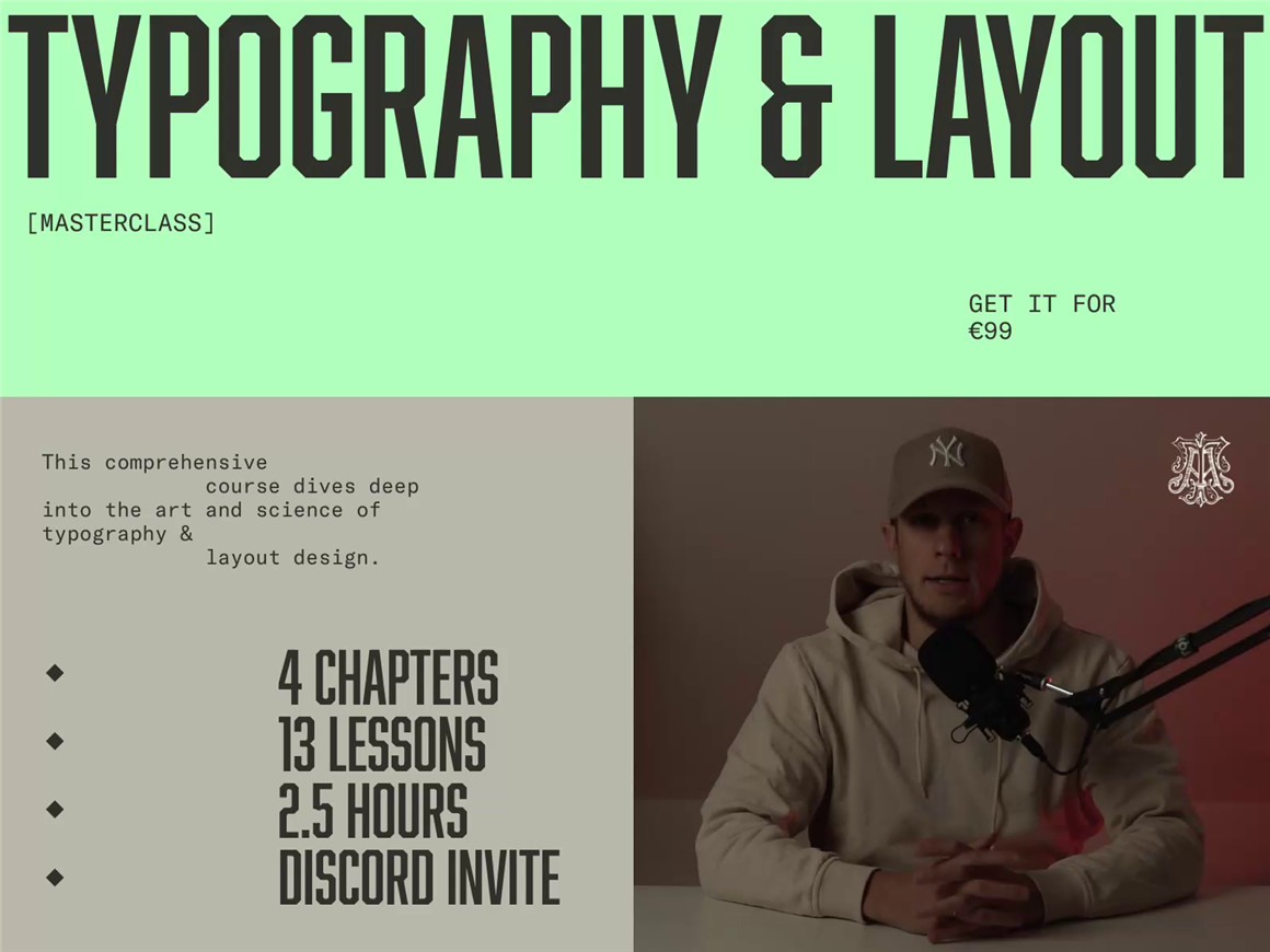 大师课程：全新排版布局艺术视觉美学视频课程 中文字幕 Typography & Layout Masterclass by Oliver Gareis（13200）图层云