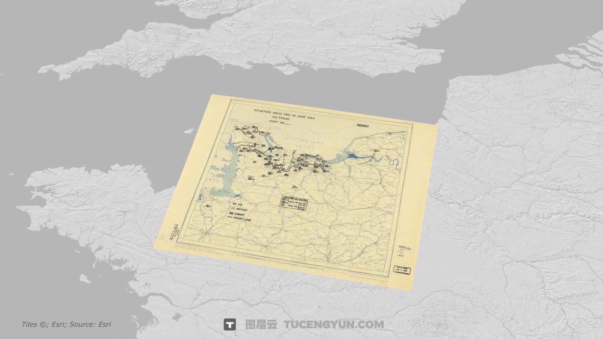 大师课程：热门战争历史VLOG、访谈、纪录片电影地图动画创作AE视频课程 中/英文字幕 Boone Loves Video – GEOlayers 3 WAR!（13225）图层云