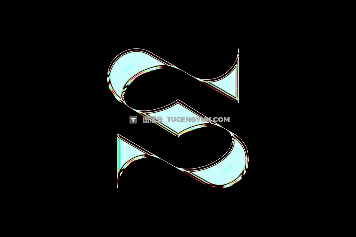 12个复古千禧Y2K风格酸性金属镀铬3D玻璃LOGO文本标题特效PSD样机设计套装 Galactic Chrome Text Styles（13264）图层云