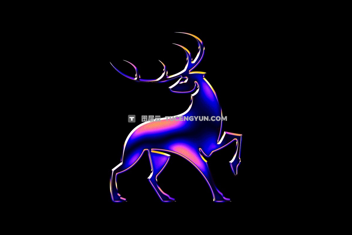 12个复古千禧Y2K风格酸性金属镀铬3D玻璃LOGO文本标题特效PSD样机设计套装 Galactic Chrome Text Styles（13264）图层云
