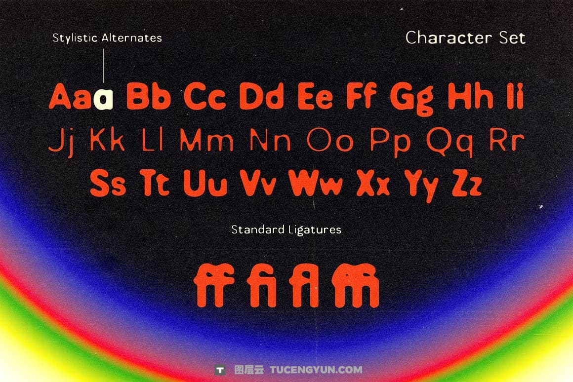 英文字体：创意超现代热熔几何品牌海报封面设计字体 Blurk – Ultra Modern Font（13331）图层云