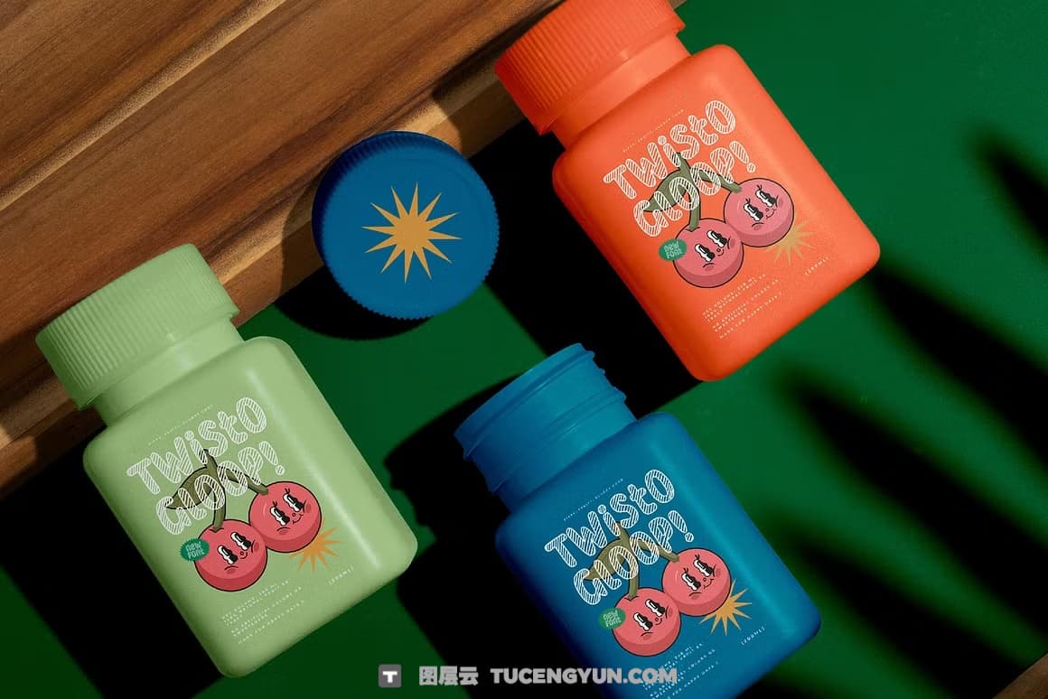 英文字体：复古大胆圆润俏皮趣味手写线条填充品牌海报封面设计字体 Binga Doodle Font（13358）图层云