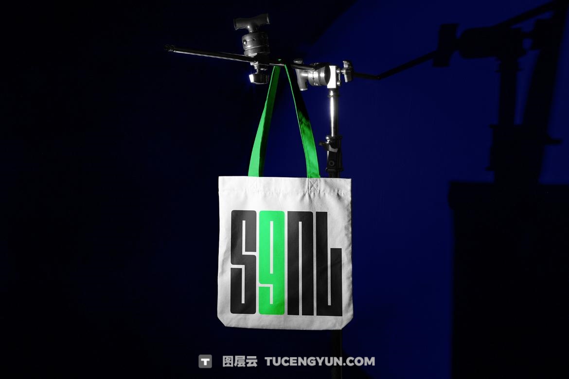31个暗色质感企业VI文创品牌T恤手机电脑手提袋帆布袋名片海报设计展示PSD套装 SGNL Branding Mockups（13362）图层云