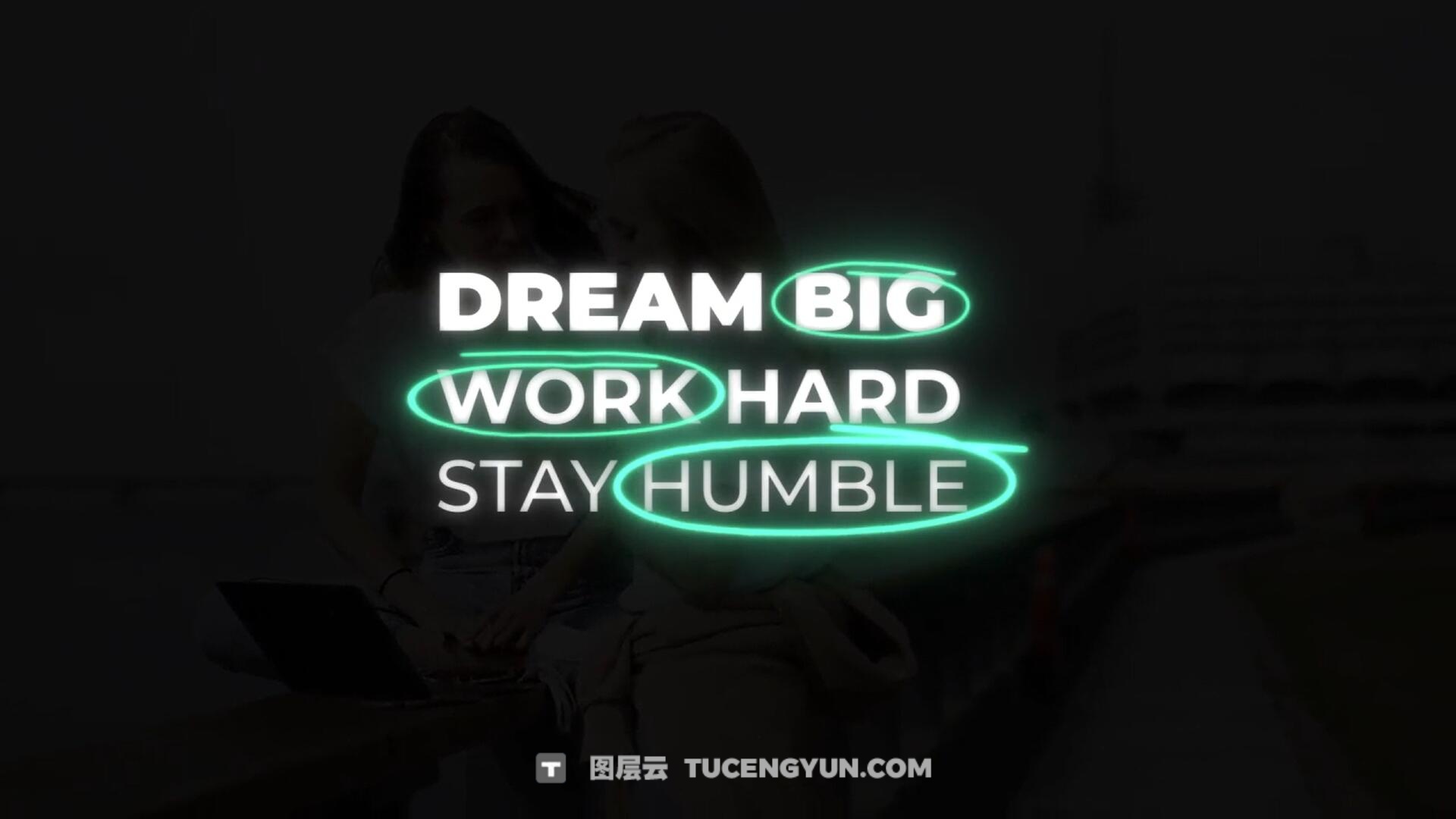 达芬奇预设：创意文本高亮发光画圈划线标注突出显示动画预设 Text Highlight Generator（13395）图层云