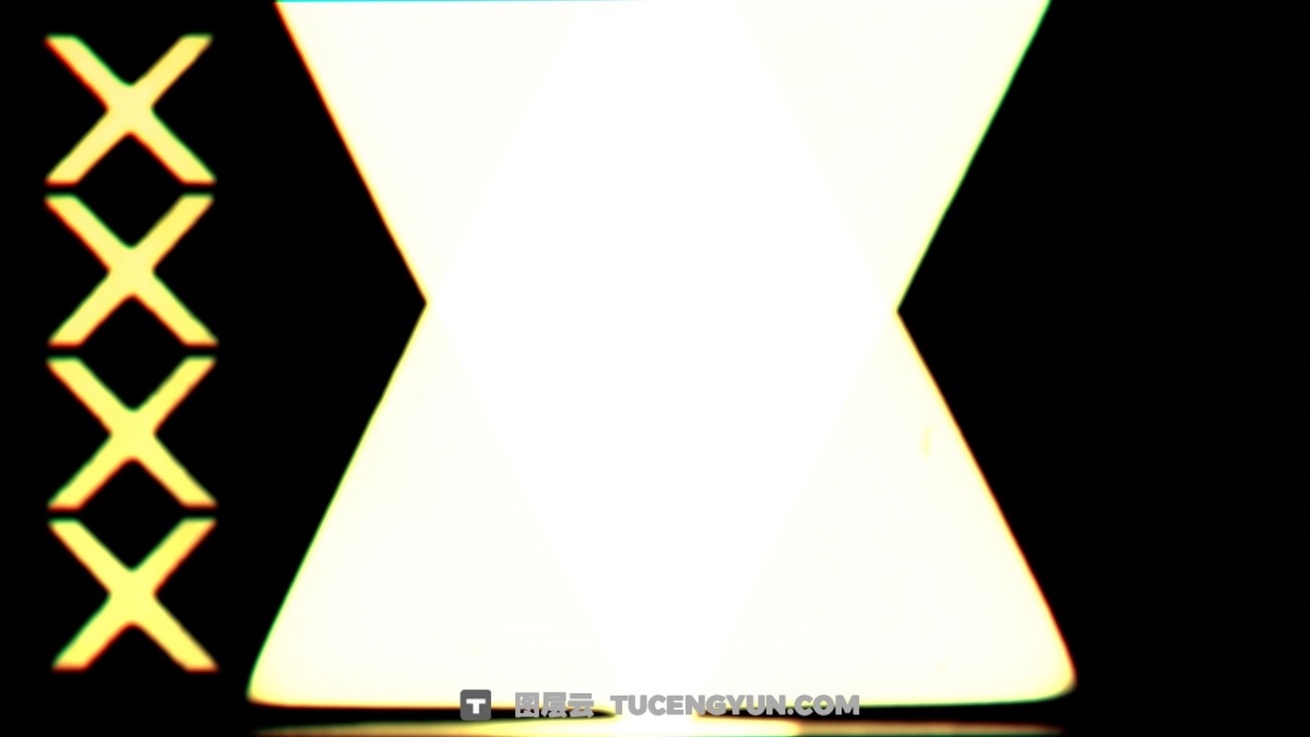 14个复古美学胶片划痕颗粒漏光字母叠加转场视频素材+音效素材（13403）图层云