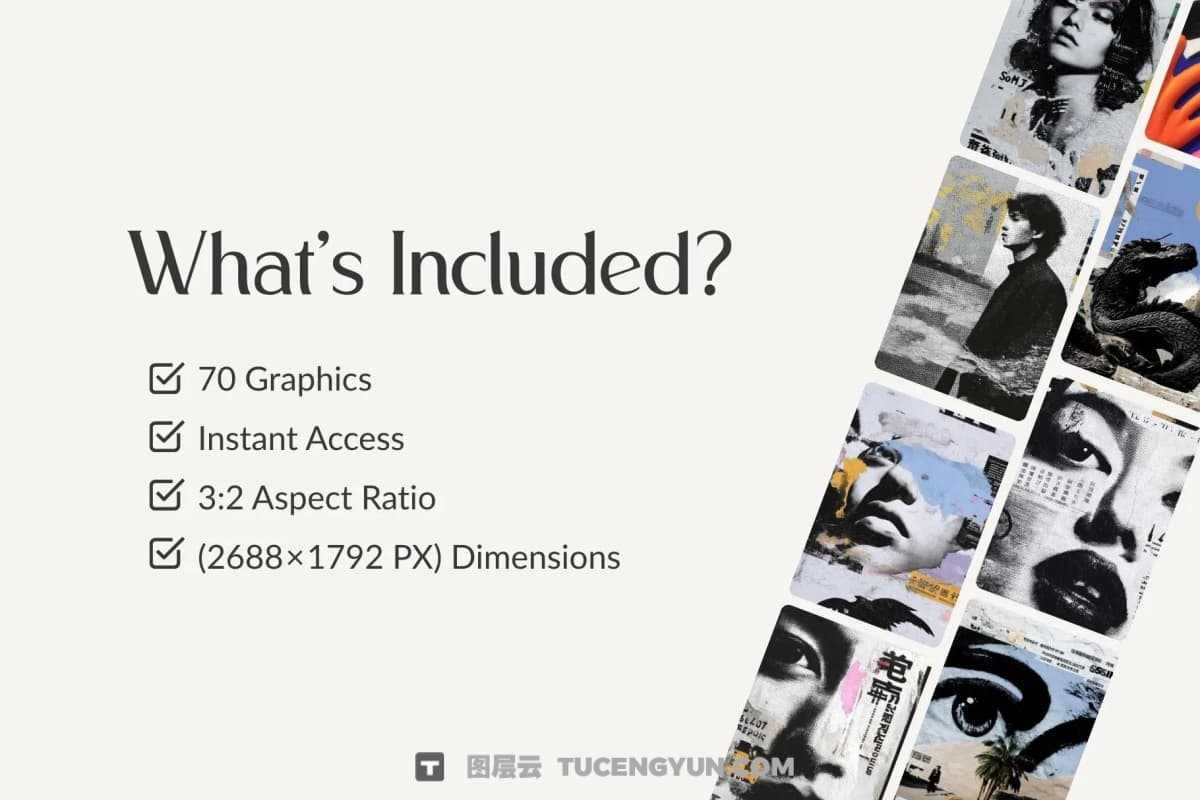 70个永恒日系风格都市现代拼贴艺术美学高分辨率背景PNG素材 70 Aesthetic Japanese Collage Backgrounds（13484）图层云