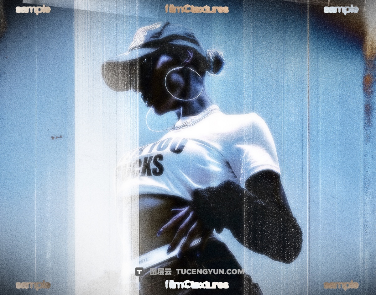 200个复古美学完美颗粒感胶片帧叠加纹理素材包 Züli – 200 Grainy Film Frames Textures Packs V.02（13486）图层云