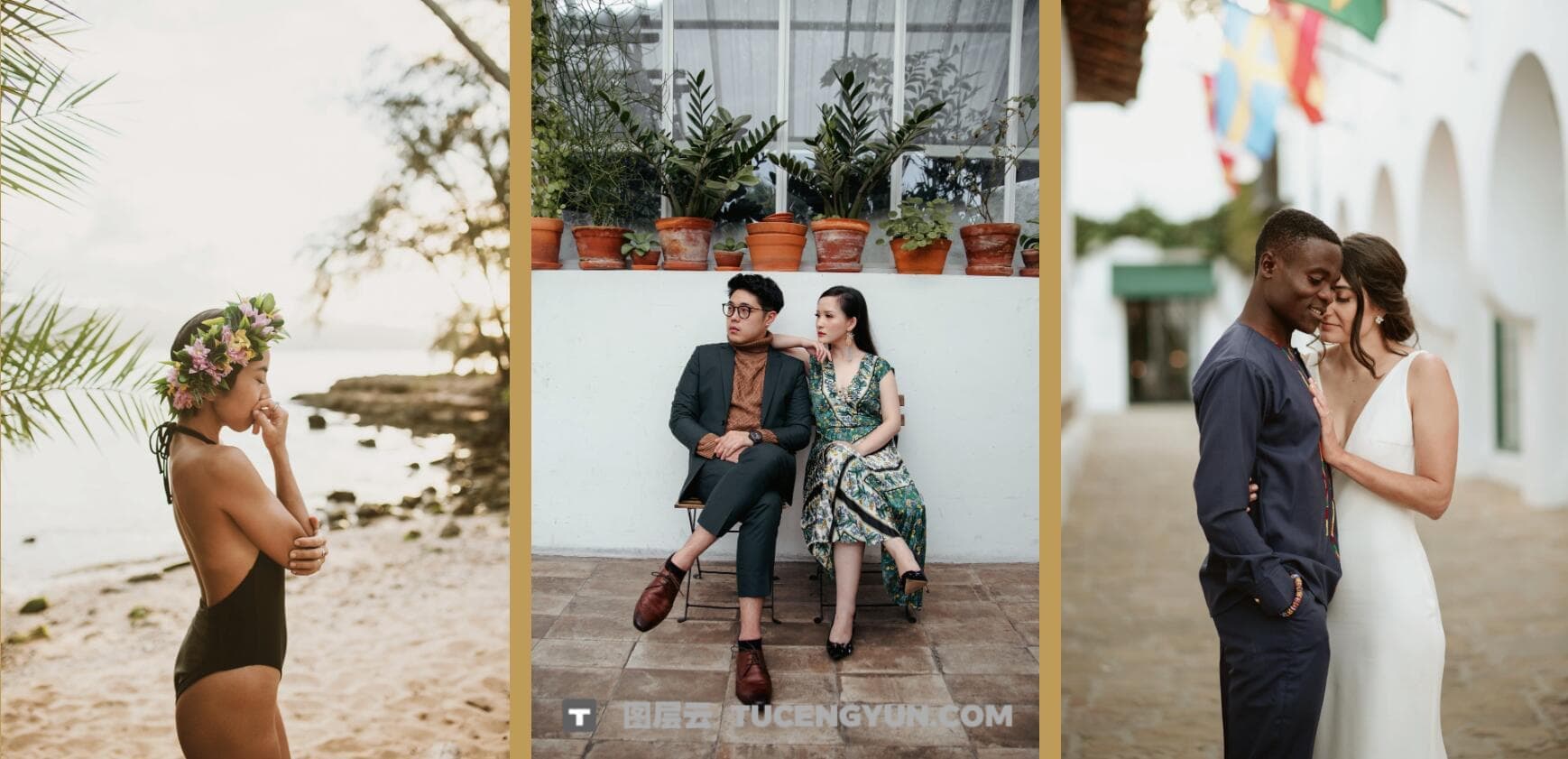 LR预设：创意探索户外旅拍婚礼人像摄影lightroom预设 Archipelago Quest 50 – Pathfinder Presets（13510）图层云