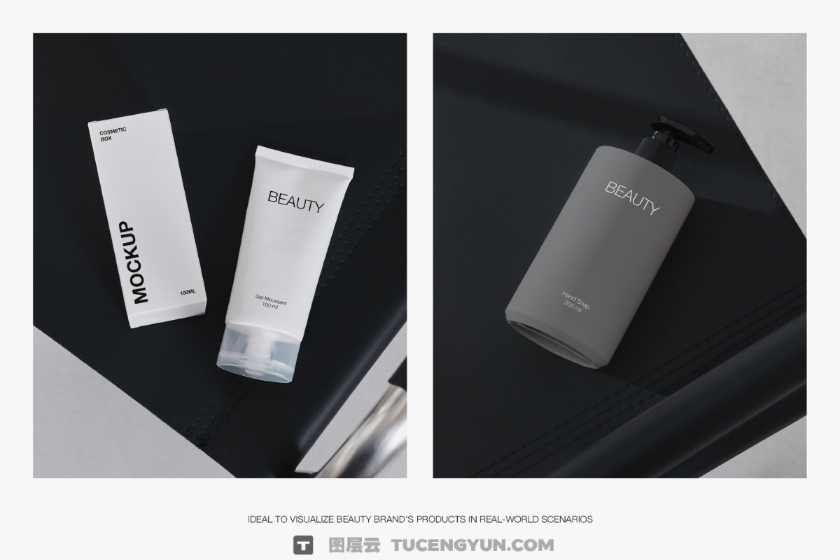 25个极简主义高分辨率服装包装印刷品海报场景PSD样机 Device & Branding Bundle（13559）图层云