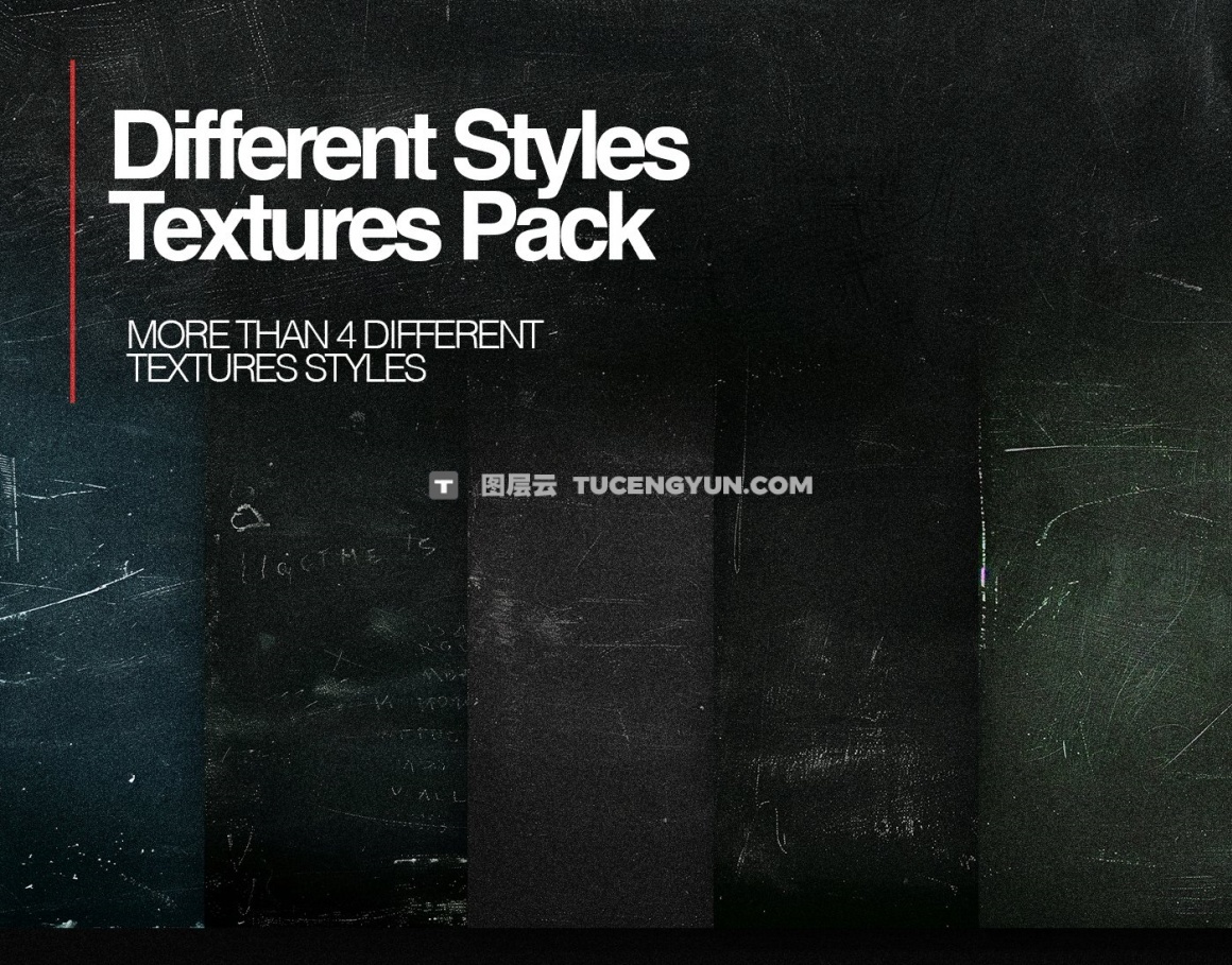 60款复古垃圾摇滚黑板划痕材质纹理背景素材包 Züli – Grunge Chalkboard Textures Pack（13609）图层云