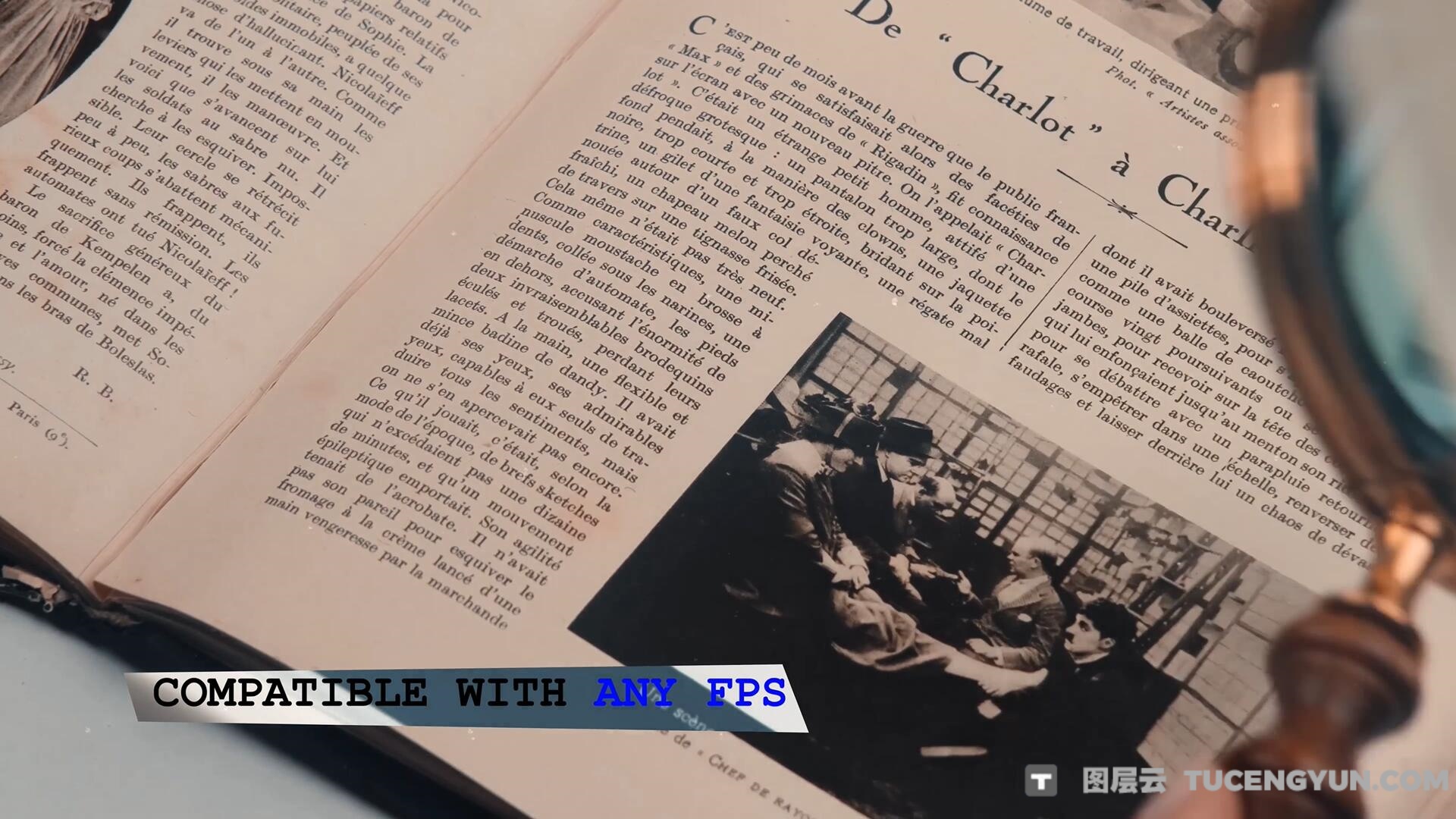 AE模板：全新纪录片封面摄像机模糊对焦效果转场过渡（13624）图层云