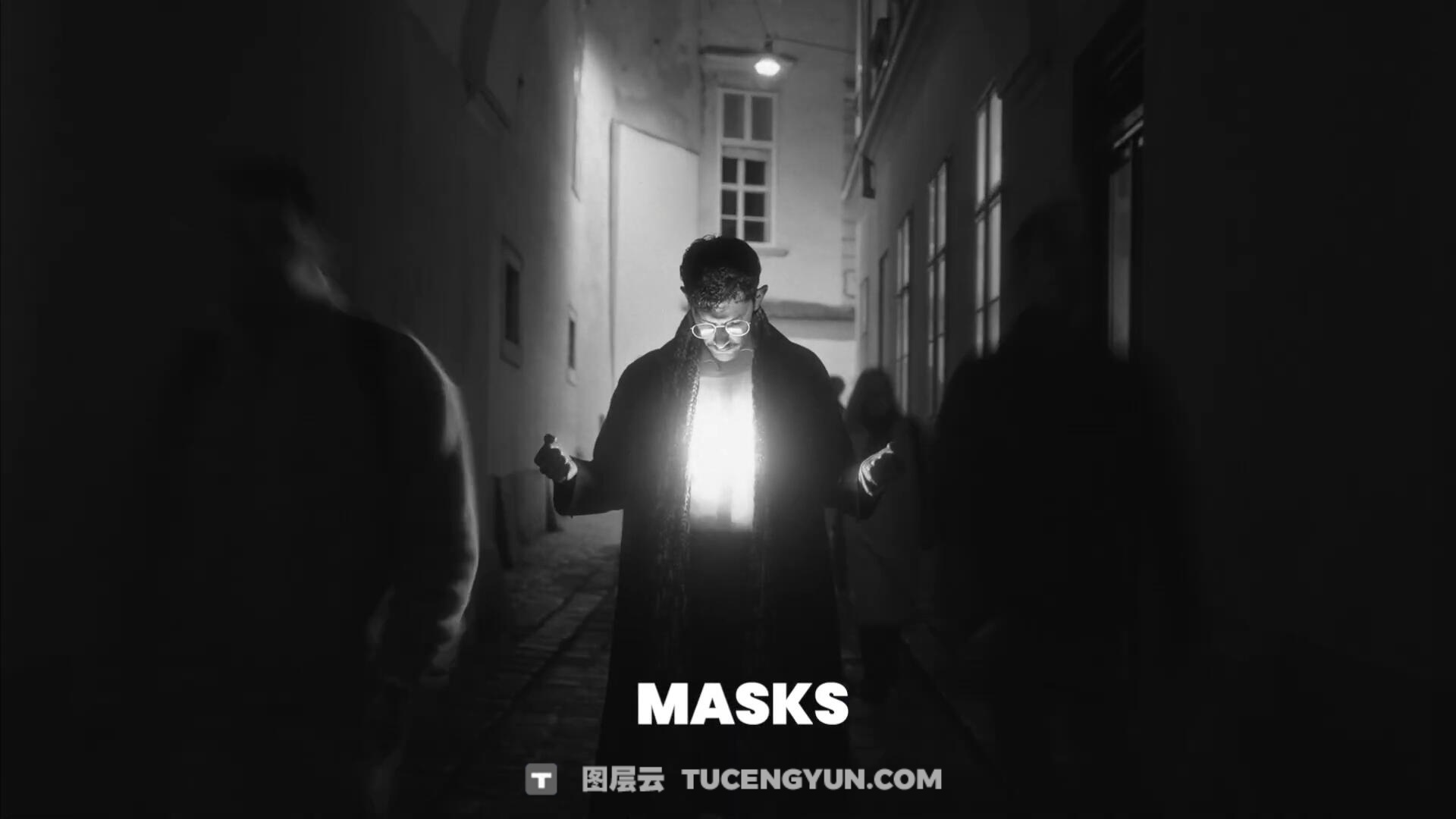 FCPX插件：100多种大胆故障毛刺色差扭曲抖动标题动画叠加转场过渡 Revealers（13682）图层云