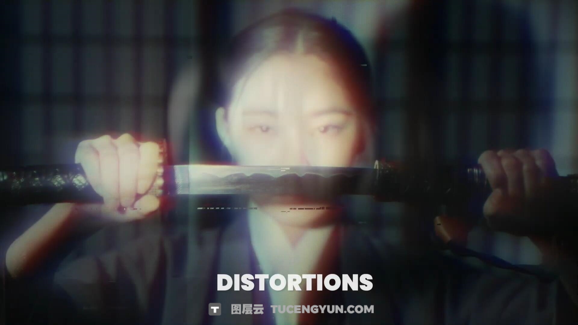FCPX插件：100多种大胆故障毛刺色差扭曲抖动标题动画叠加转场过渡 Revealers（13682）图层云