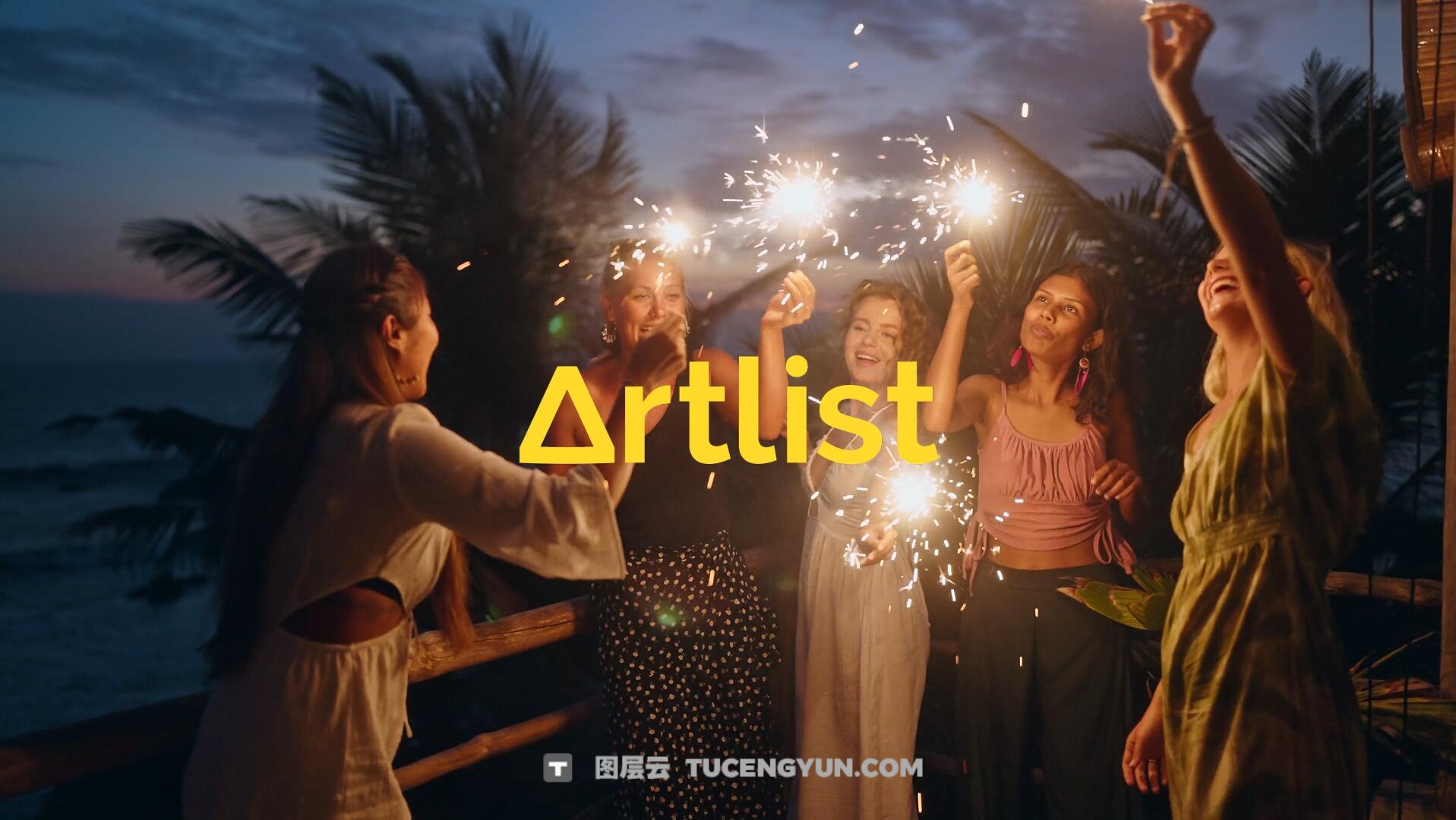 Artlist 10个热门商业广告短片摄像机实拍LOG/RAW原始灰片调色练习片段视频素材（13683）图层云