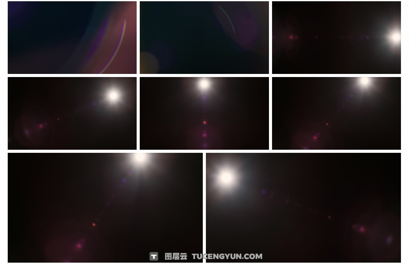 50个ARRI电影级深红色温暖镜头光晕耀斑纹理叠加背景视频素材 Lens Distortions – Master Prime（13878）图层云