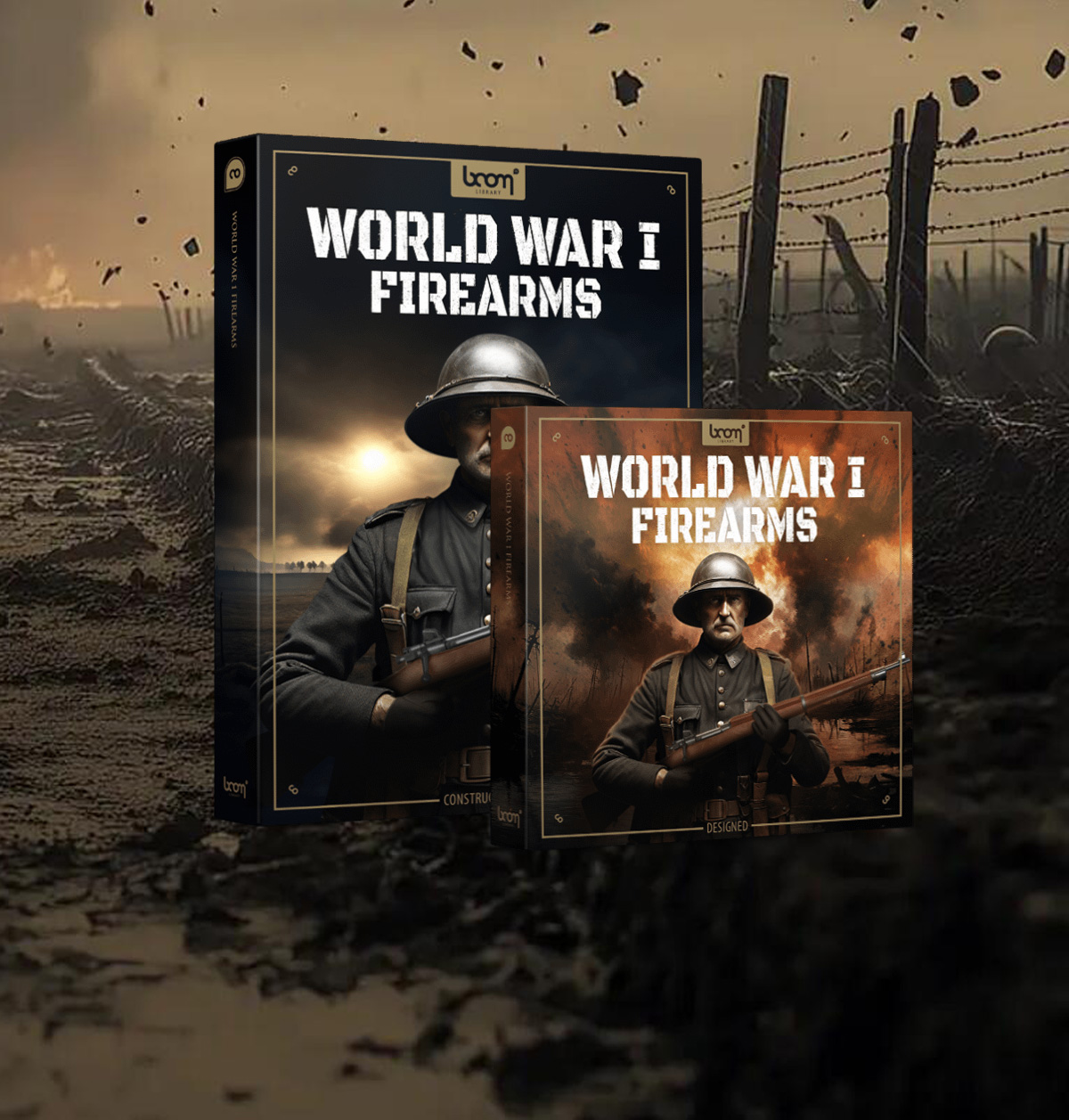 音效：真实电影级武器枪械上膛、装弹、干火、失火、失控音效素材 Boom Library World War I Firearms Designed