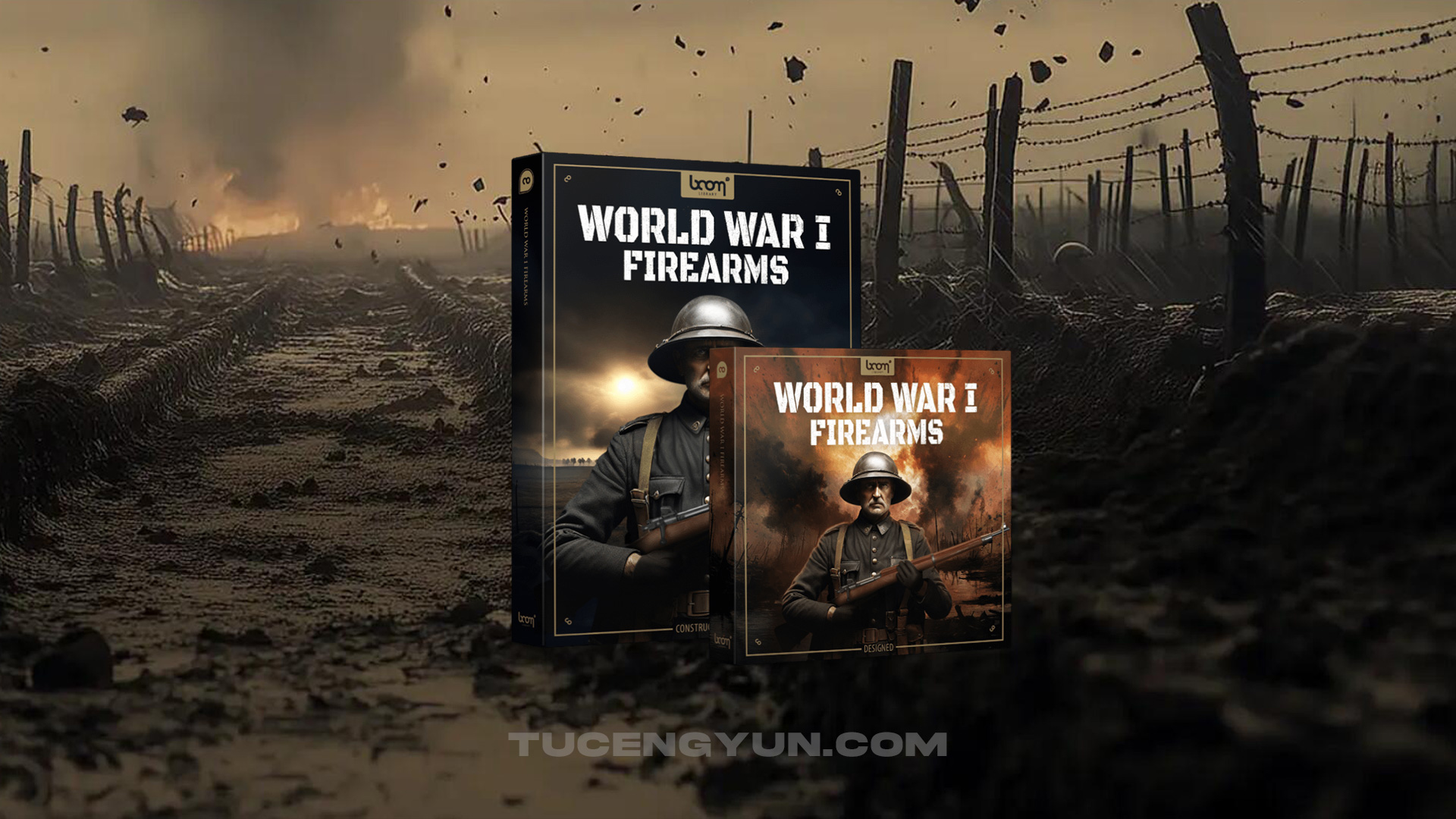 音效：真实电影级武器枪械上膛、装弹、干火、失火、失控音效素材 Boom Library World War I Firearms Designed图层云