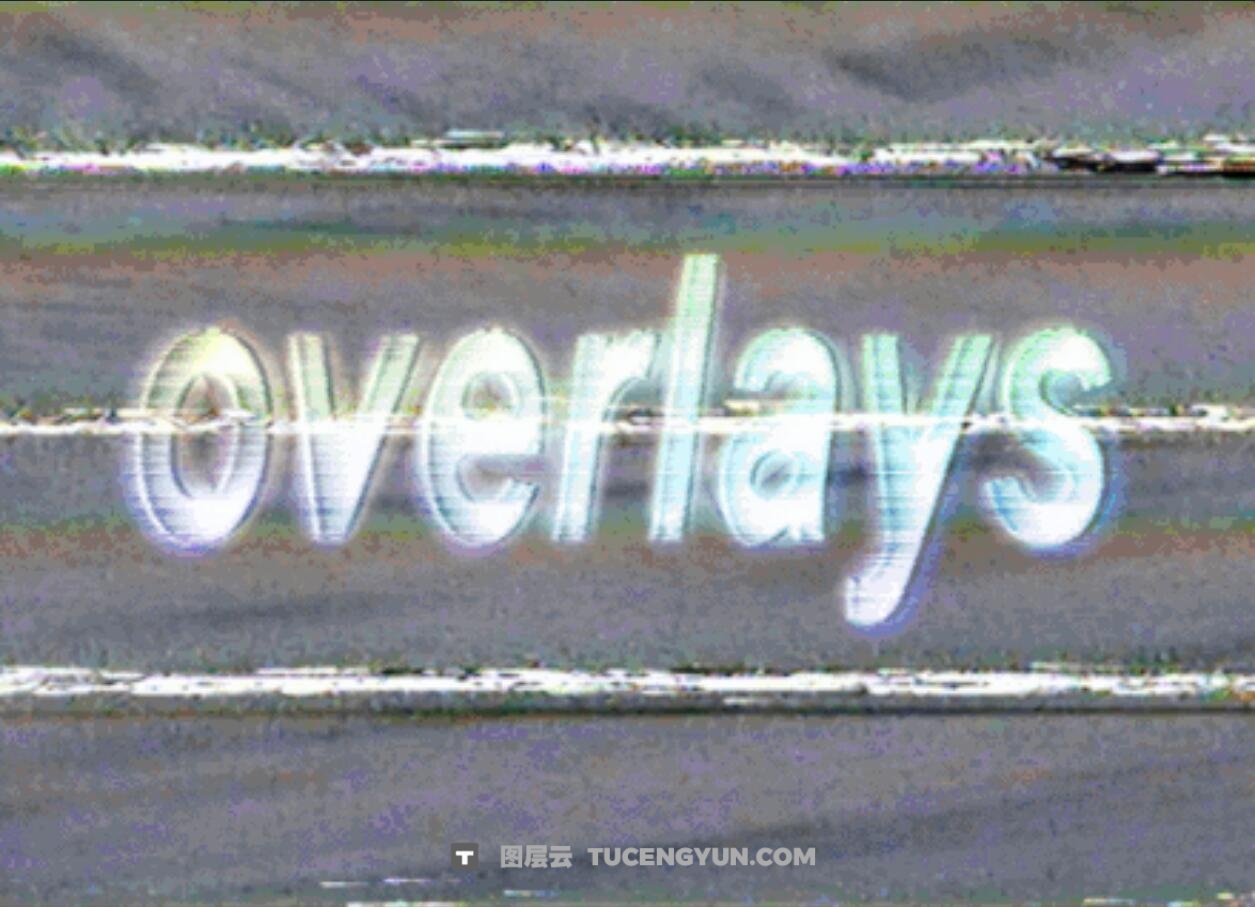 复古嘻哈说唱CRT/VHS视觉美学故障模拟叠加纹理视频素材 REMEDI – ULTIMATE OVERLAYS BUNDLE (CRT + VHS PACK)（13694）图层云