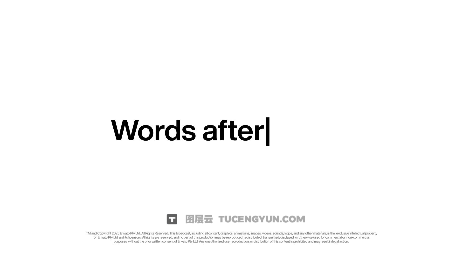 AE/PR模板：创意多风格打字机效果文字标题字幕动画 含打字音效（13705）图层云