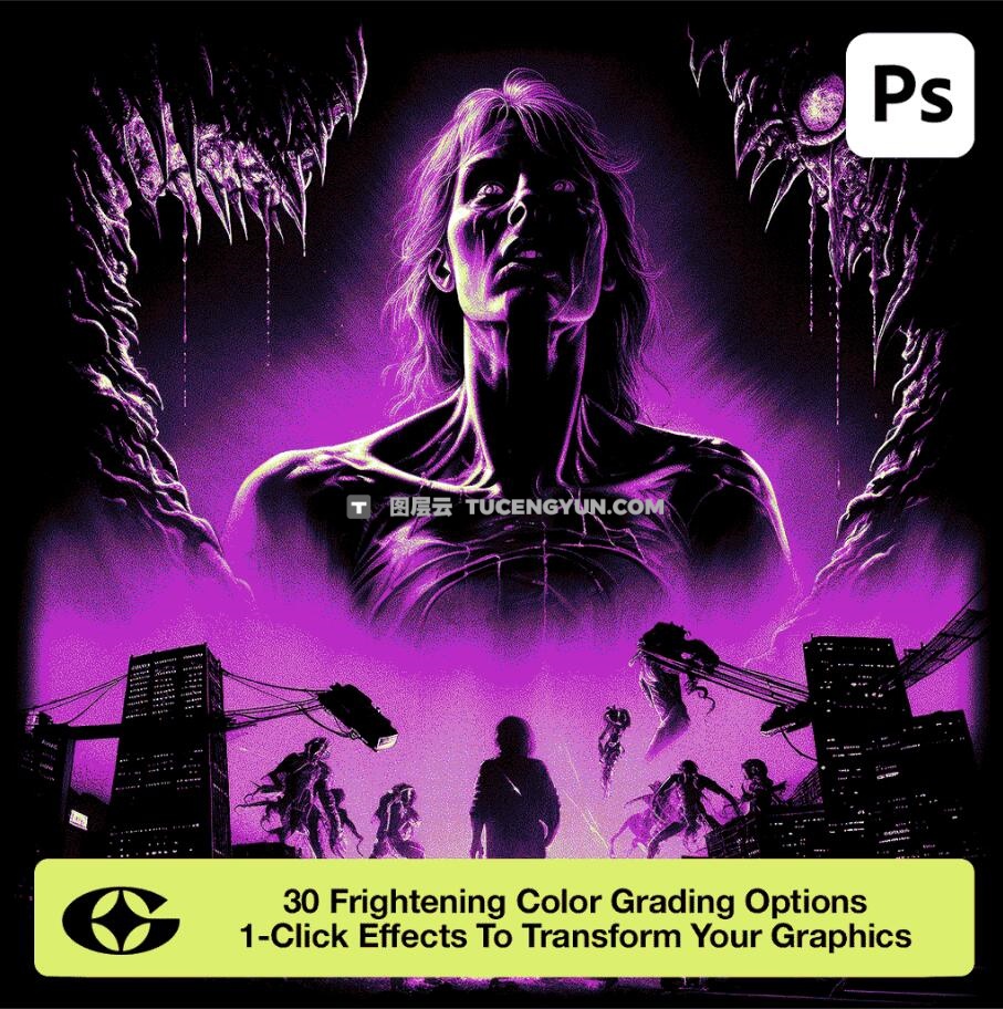 30个恐惧之夜万圣节黑暗主题氛围PS渐变预设GRD素材套装 Gfxwrld FRIGHT NIGHT GRADIENT MAPS (VOL. 1)(13755)图层云 30个恐惧之夜万圣节黑暗主题氛围PS渐变预设GRD素材套装 Gfxwrld FRIGHT NIGHT GRADIENT MAPS (VOL. 1)(13755)图层云