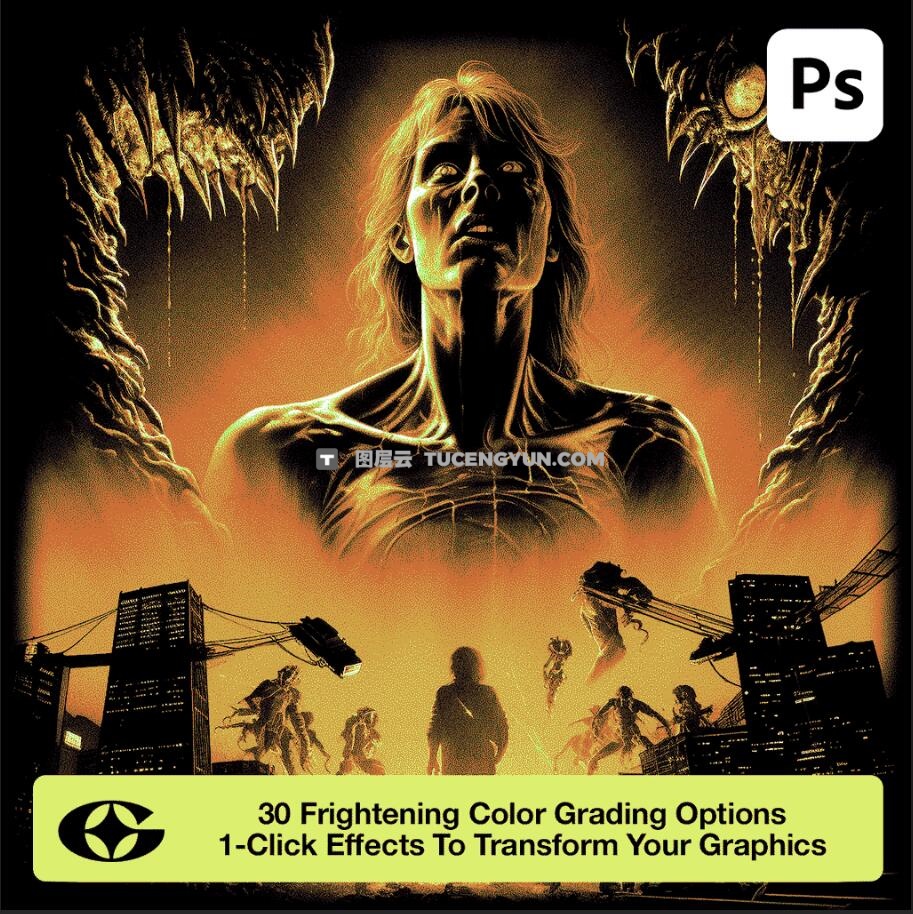30个恐惧之夜万圣节黑暗主题氛围PS渐变预设GRD素材套装 Gfxwrld FRIGHT NIGHT GRADIENT MAPS (VOL. 1)(13755)图层云 30个恐惧之夜万圣节黑暗主题氛围PS渐变预设GRD素材套装 Gfxwrld FRIGHT NIGHT GRADIENT MAPS (VOL. 1)(13755)图层云
