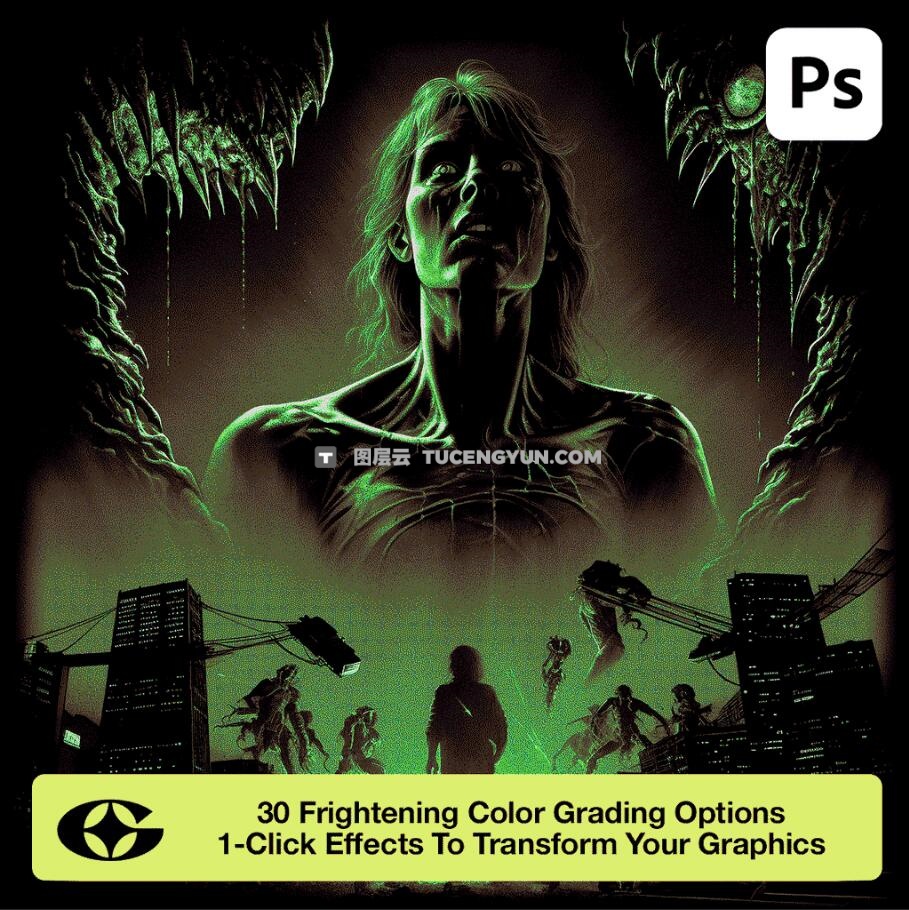 30个恐惧之夜万圣节黑暗主题氛围PS渐变预设GRD素材套装 Gfxwrld FRIGHT NIGHT GRADIENT MAPS (VOL. 1)(13755)图层云 30个恐惧之夜万圣节黑暗主题氛围PS渐变预设GRD素材套装 Gfxwrld FRIGHT NIGHT GRADIENT MAPS (VOL. 1)(13755)图层云