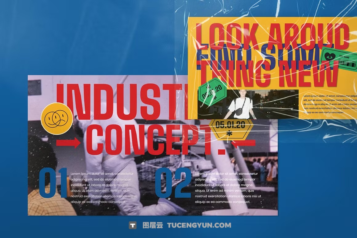 PPT模板:街头复古潮流时尚创意撞色PPT演示文稿模板 STIGMA Powerpoint – Creative Design(13896)图层云 PPT模板:街头复古潮流时尚创意撞色PPT演示文稿模板 STIGMA Powerpoint – Creative Design(13896)图层云