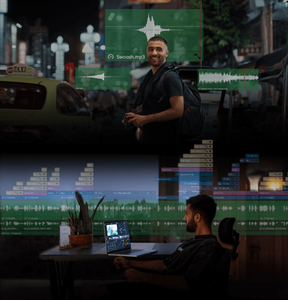 大师课程:全职达芬奇剪辑、编辑、动态图形、声音设计视频课程 中文字幕 Video Editing Masterclass by Editing Skool()