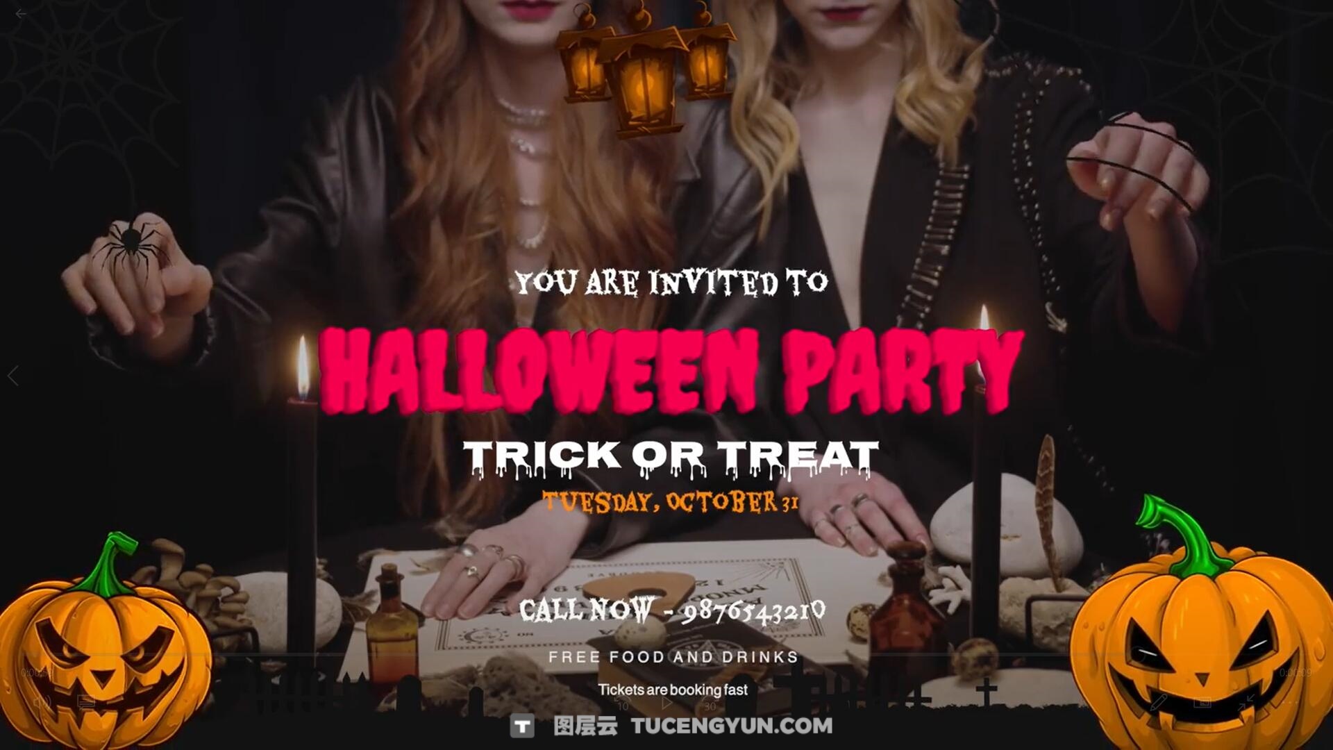 达芬奇模板:10个万圣节恐怖哥特式惊悚场景幽灵文字标题包(13791)图层云 达芬奇模板:10个万圣节恐怖哥特式惊悚场景幽灵文字标题包(13791)图层云