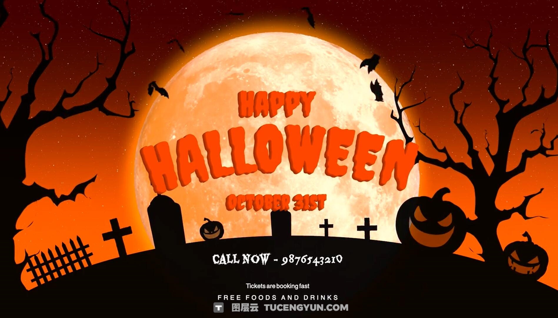 达芬奇模板:10个万圣节恐怖哥特式惊悚场景幽灵文字标题包(13791)图层云 达芬奇模板:10个万圣节恐怖哥特式惊悚场景幽灵文字标题包(13791)图层云