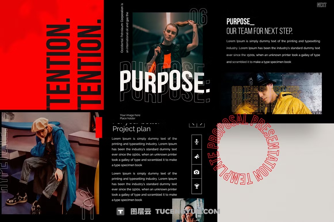 PPT模板:简约潮流黑红撞色简介信息图表分析报告Googleslide/Keynote/PPT演示模版 HYPETONE(13793)图层云 PPT模板:简约潮流黑红撞色简介信息图表分析报告Googleslide/Keynote/PPT演示模版 HYPETONE(13793)图层云