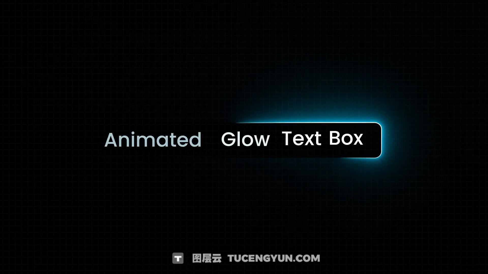 PR模板：梦幻朦胧美学深度发光漫射字幕文字标题动画（13805）图层云