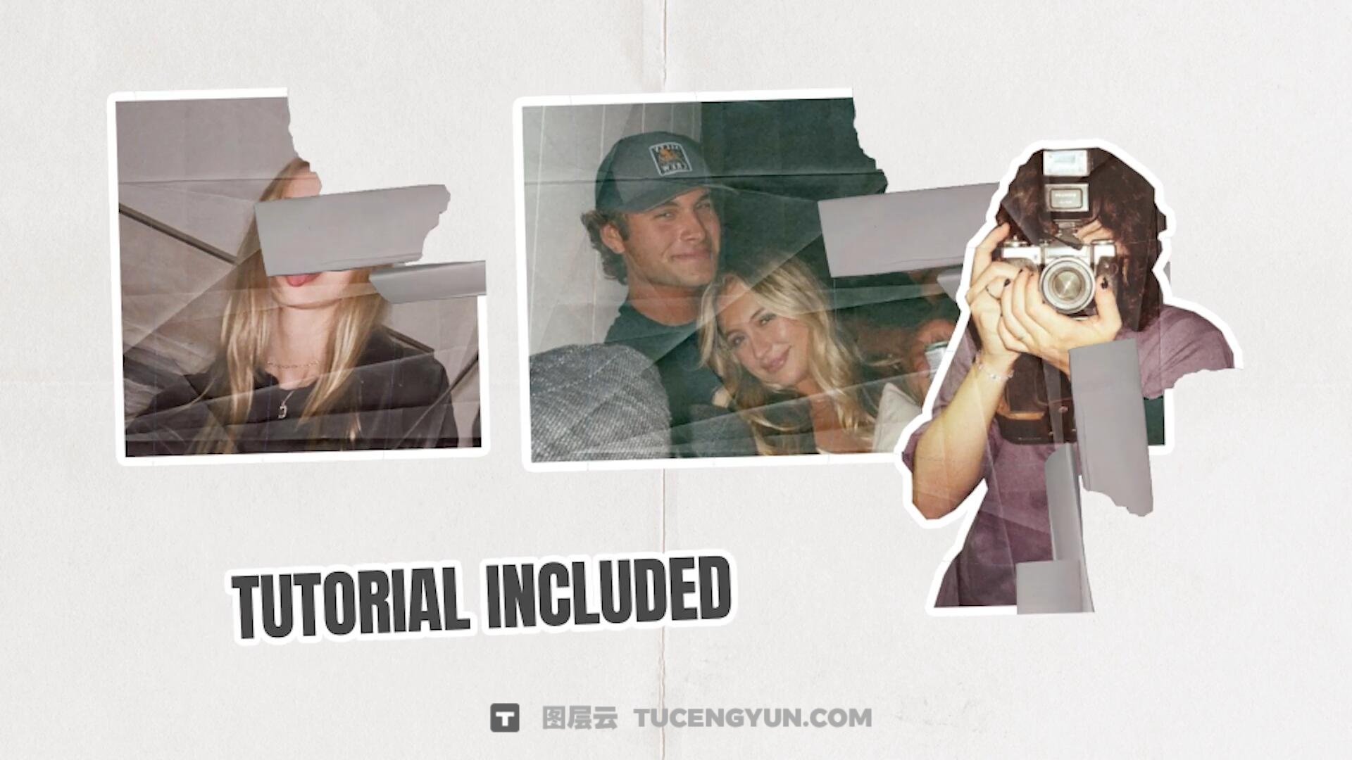 AE模板:复古仿旧拼贴艺术褶皱纸张打开视觉效果模板(13812)图层云 AE模板:复古仿旧拼贴艺术褶皱纸张打开视觉效果模板(13812)图层云