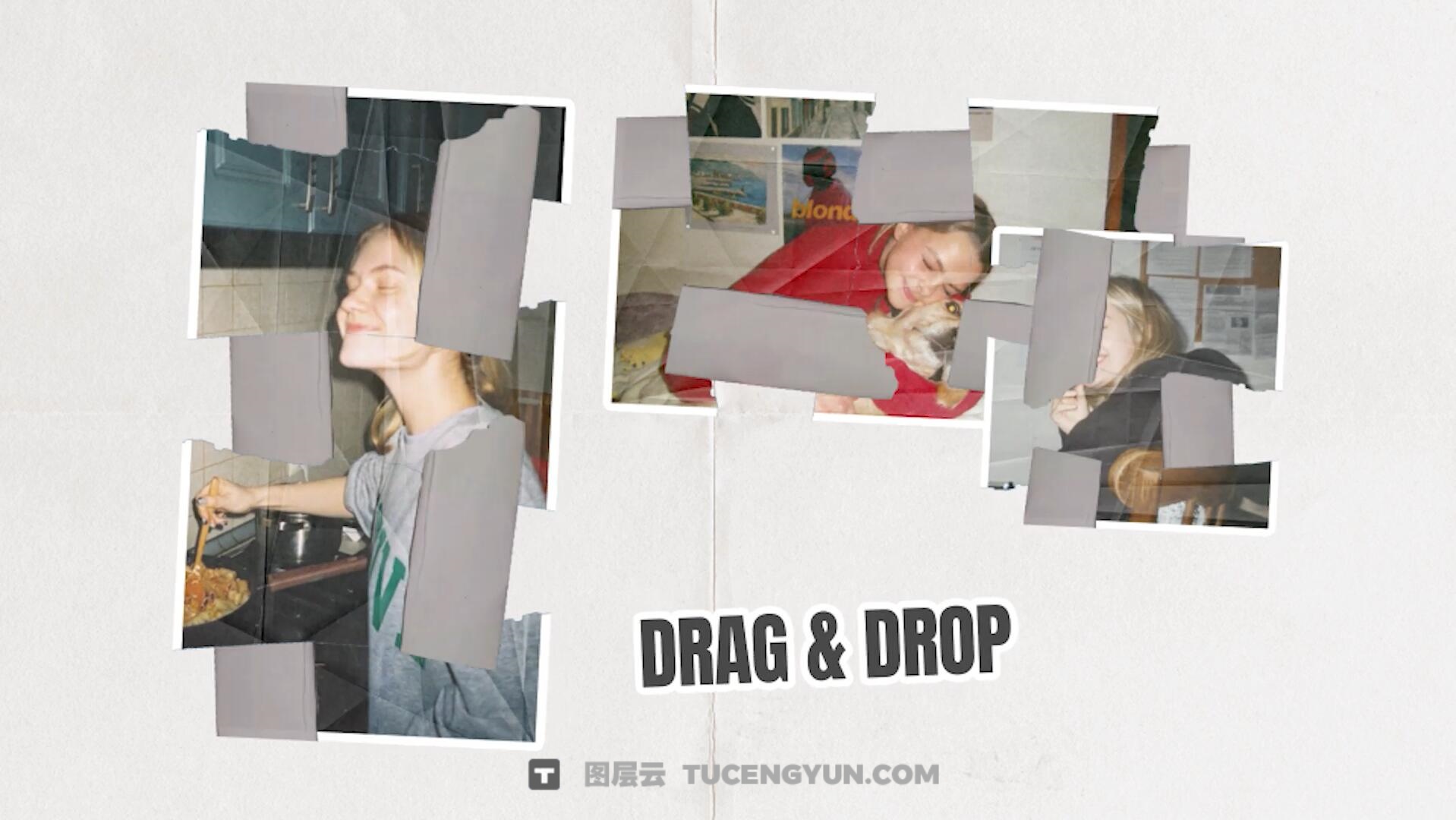 AE模板:复古仿旧拼贴艺术褶皱纸张打开视觉效果模板(13812)图层云 AE模板:复古仿旧拼贴艺术褶皱纸张打开视觉效果模板(13812)图层云