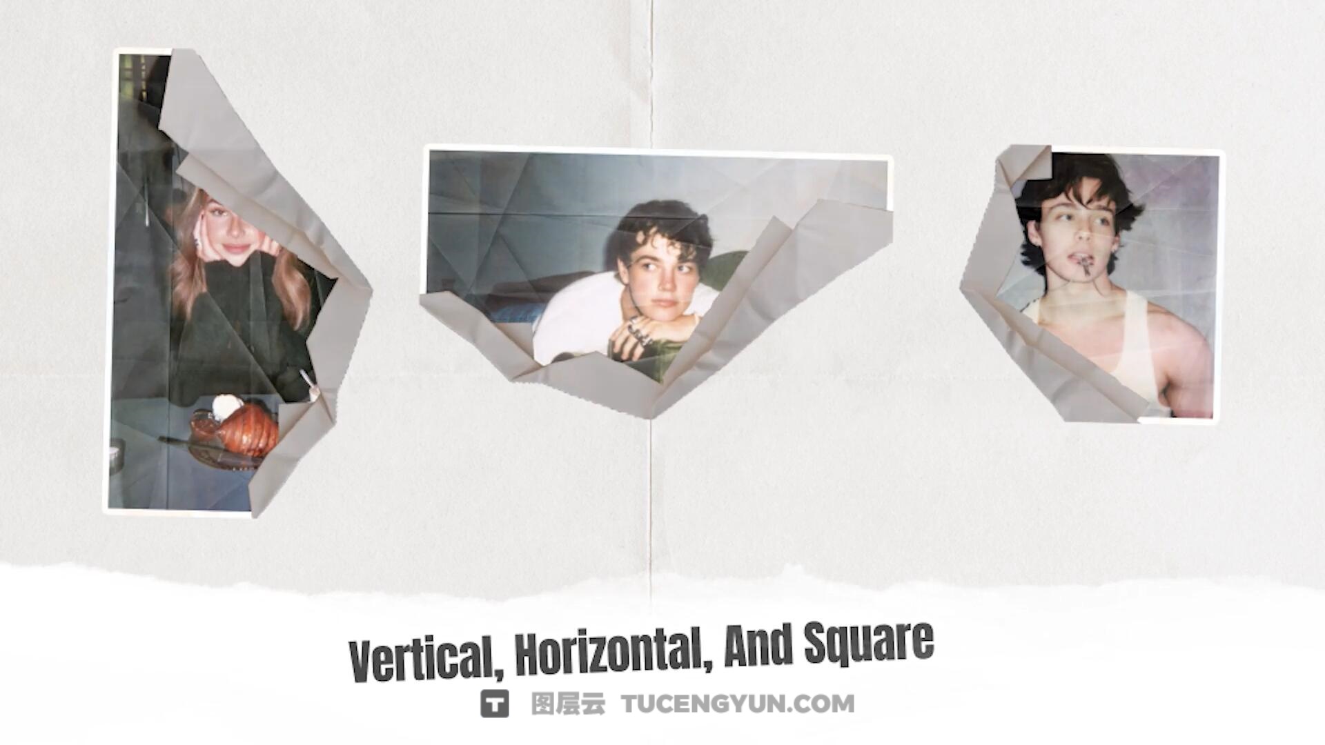 AE模板:复古仿旧拼贴艺术褶皱纸张打开视觉效果模板(13812)图层云 AE模板:复古仿旧拼贴艺术褶皱纸张打开视觉效果模板(13812)图层云