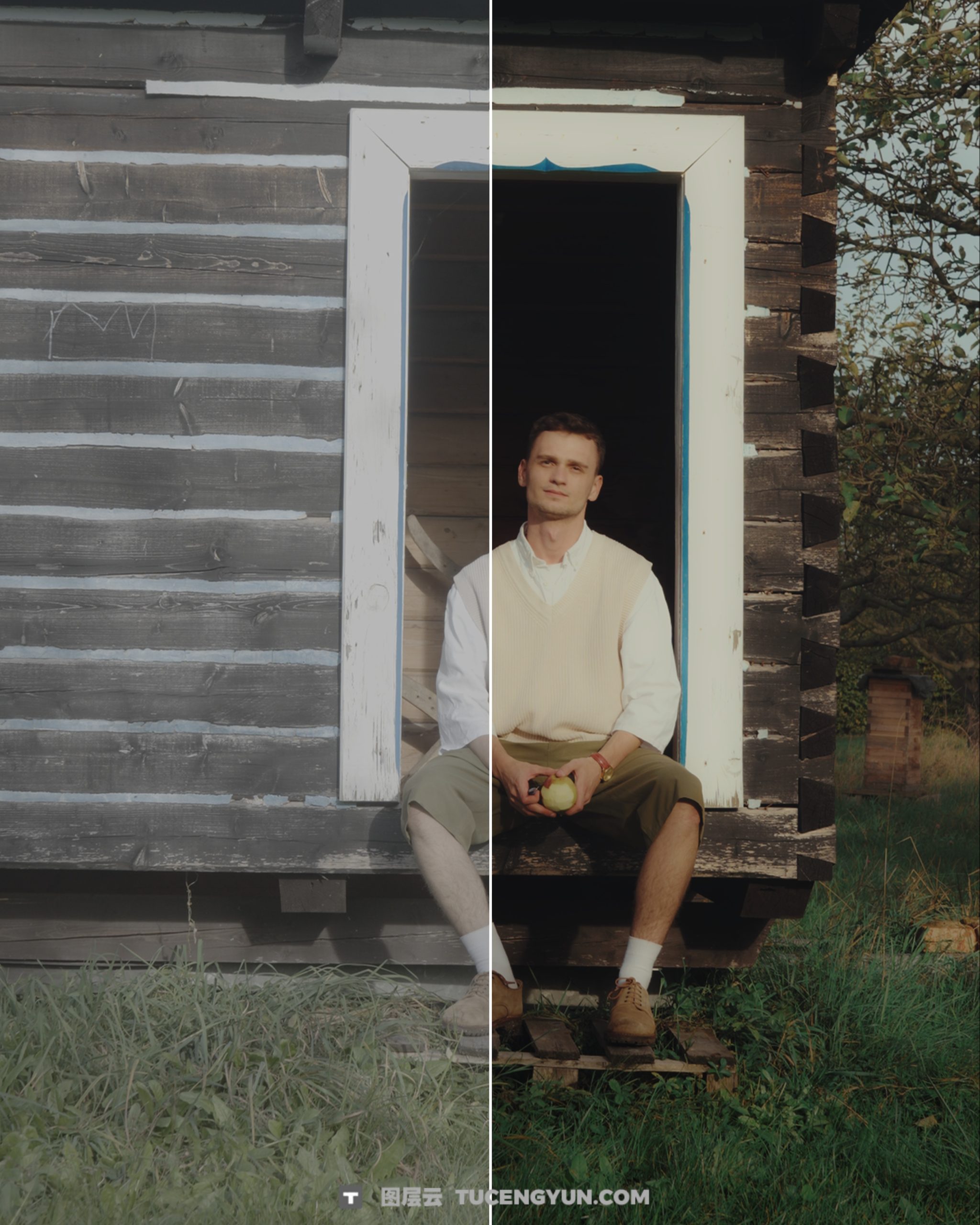 复古怀旧氛围户外旅行黄金色调柔和电影感LUT调色预设 Julian Papis – Nostalgia LUT Pack（13817）图层云