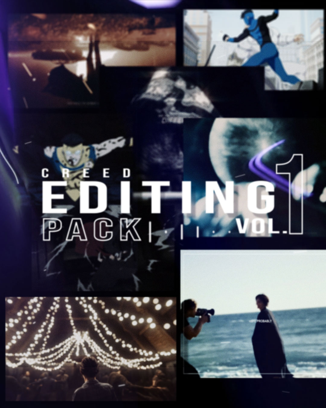 热门好莱坞电影短片混剪AE工程项目文件+叠加素材+音效 2025 EDITING PACK / CREED EDITING PACK VOL.1（13827）图层云