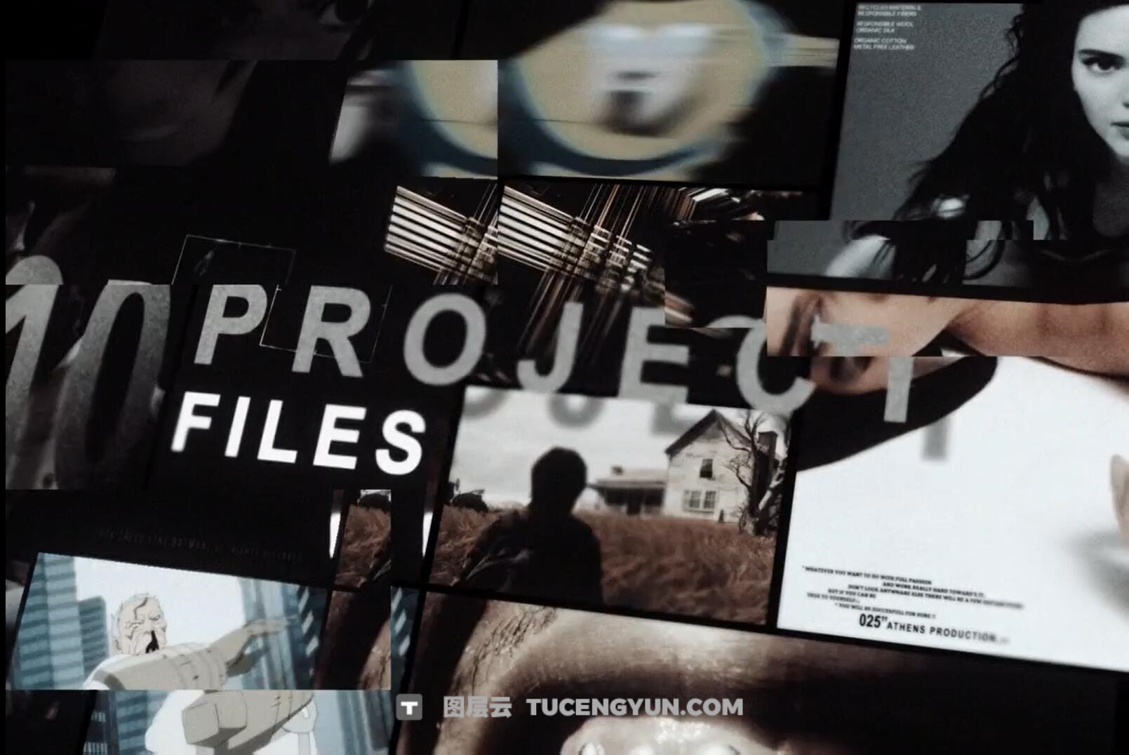 热门好莱坞电影短片混剪AE工程项目文件+叠加素材+音效 2025 EDITING PACK / CREED EDITING PACK VOL.1（13827）图层云