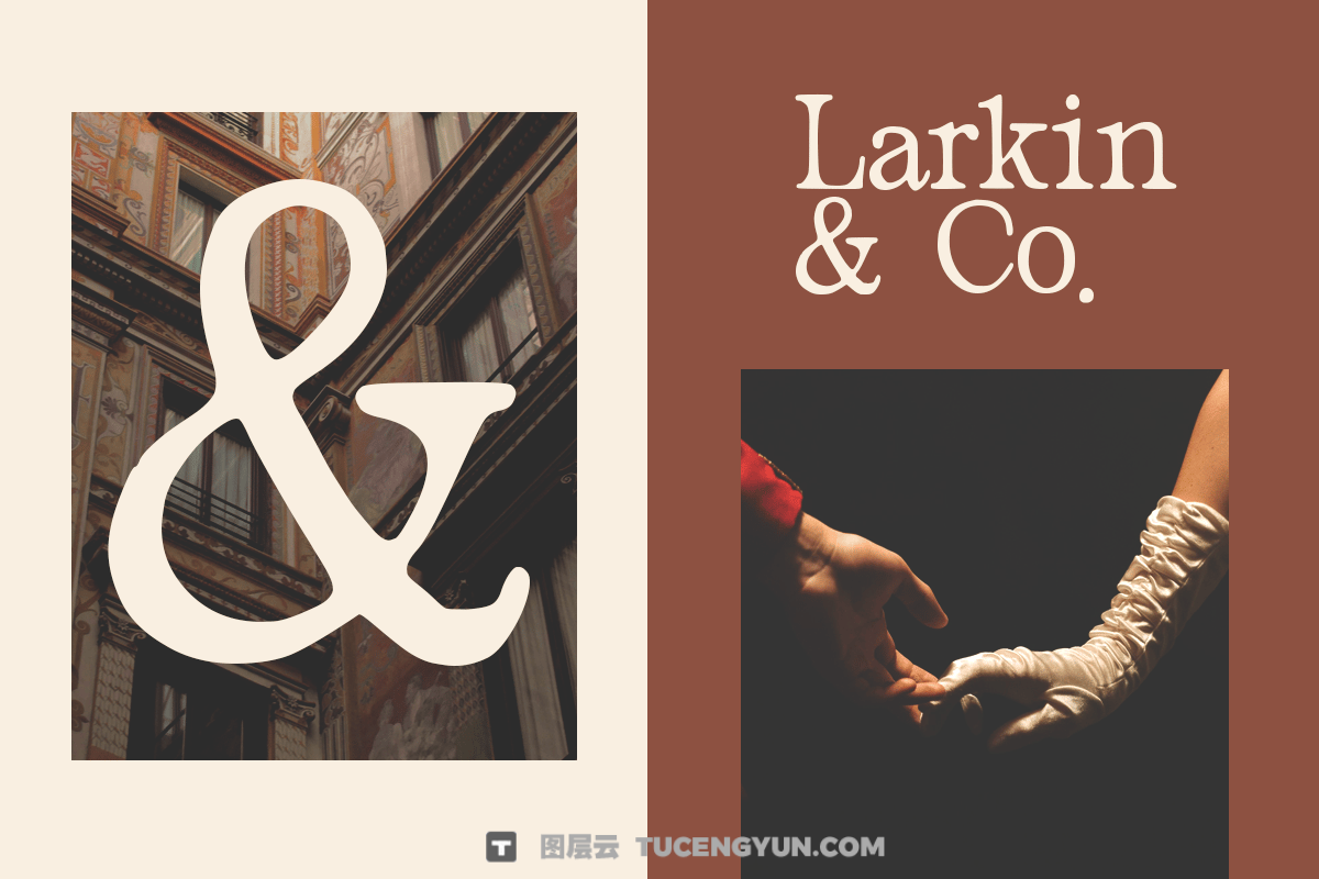 英文字体：老式经典永恒优雅封面海报设计排版设计衬线字体 Old Style Serif – Bilena（13830）图层云