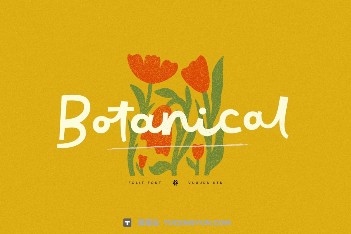 英文字体：大胆重量粗体动态风格手写连笔品牌海报封面设计 Folit（13834）图层云