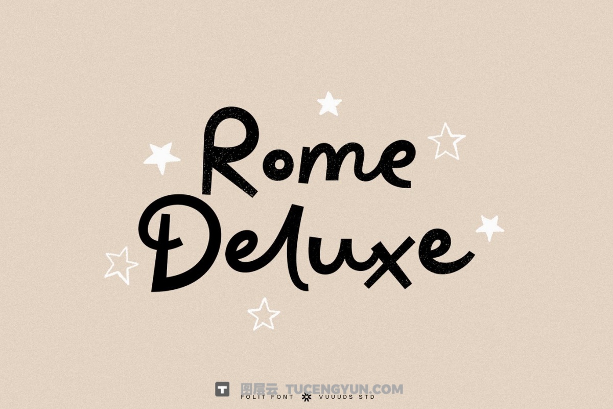 英文字体：大胆重量粗体动态风格手写连笔品牌海报封面设计 Folit（13834）图层云