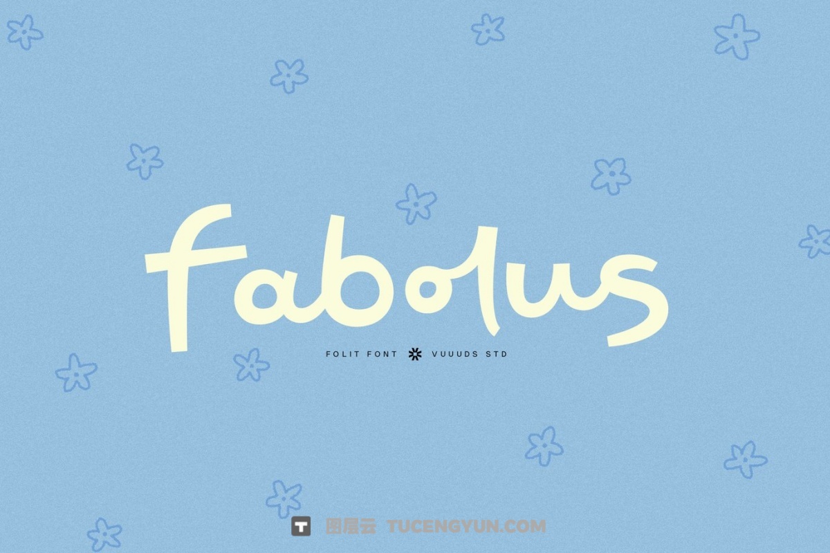 英文字体：大胆重量粗体动态风格手写连笔品牌海报封面设计 Folit（13834）图层云