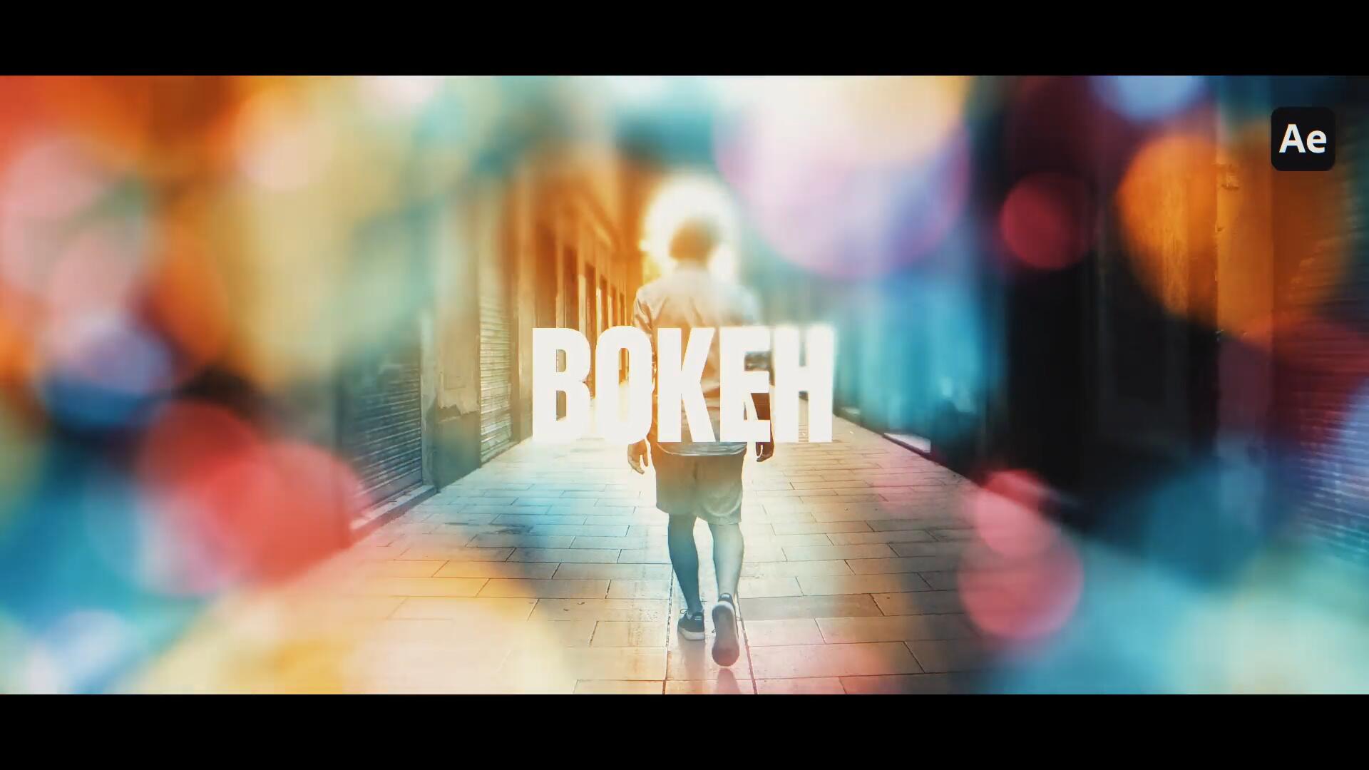 AE模板：梦幻情绪基调散景模糊发光粒子无缝转场过渡（13835）