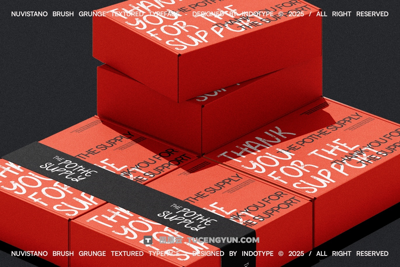 英文字体：大胆野性粗糙磨损边缘画笔油漆飞溅纹理封面海报设计无衬线字体（13853）图层云