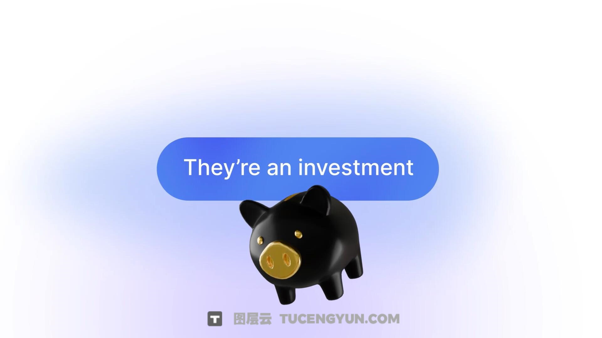 AE模板：创意级SaaS品牌数字服务产品介绍短片动画（13857）图层云