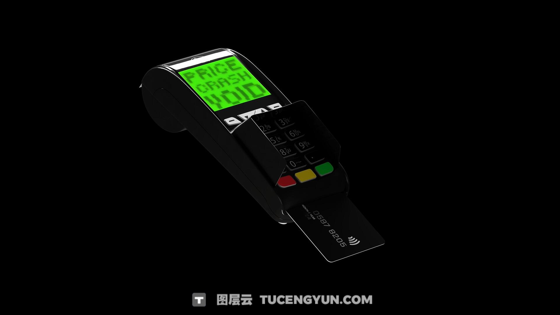 视频素材：赛博朋克风格创意潮流物料剪辑元素物品叠加动画（13860）图层云